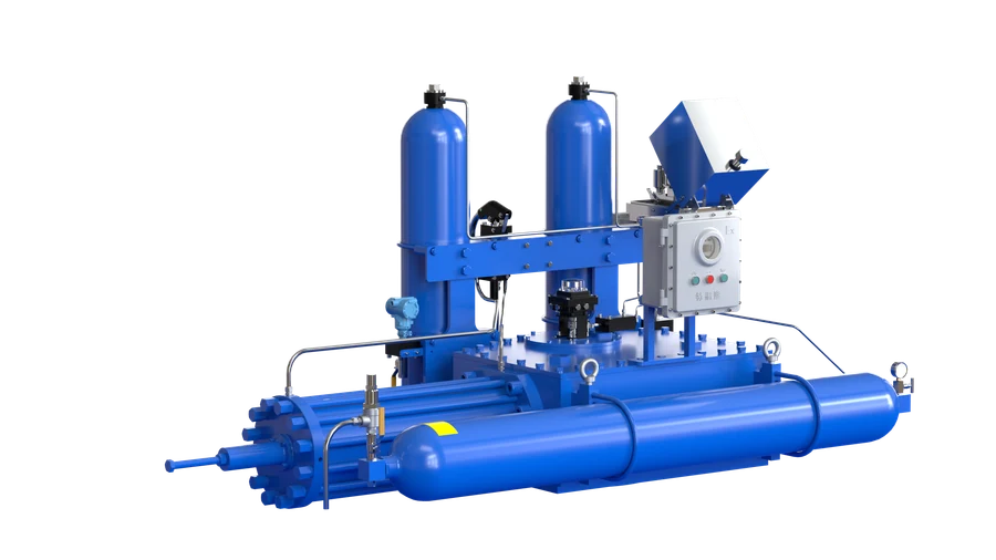 Gas-over-oil actuator