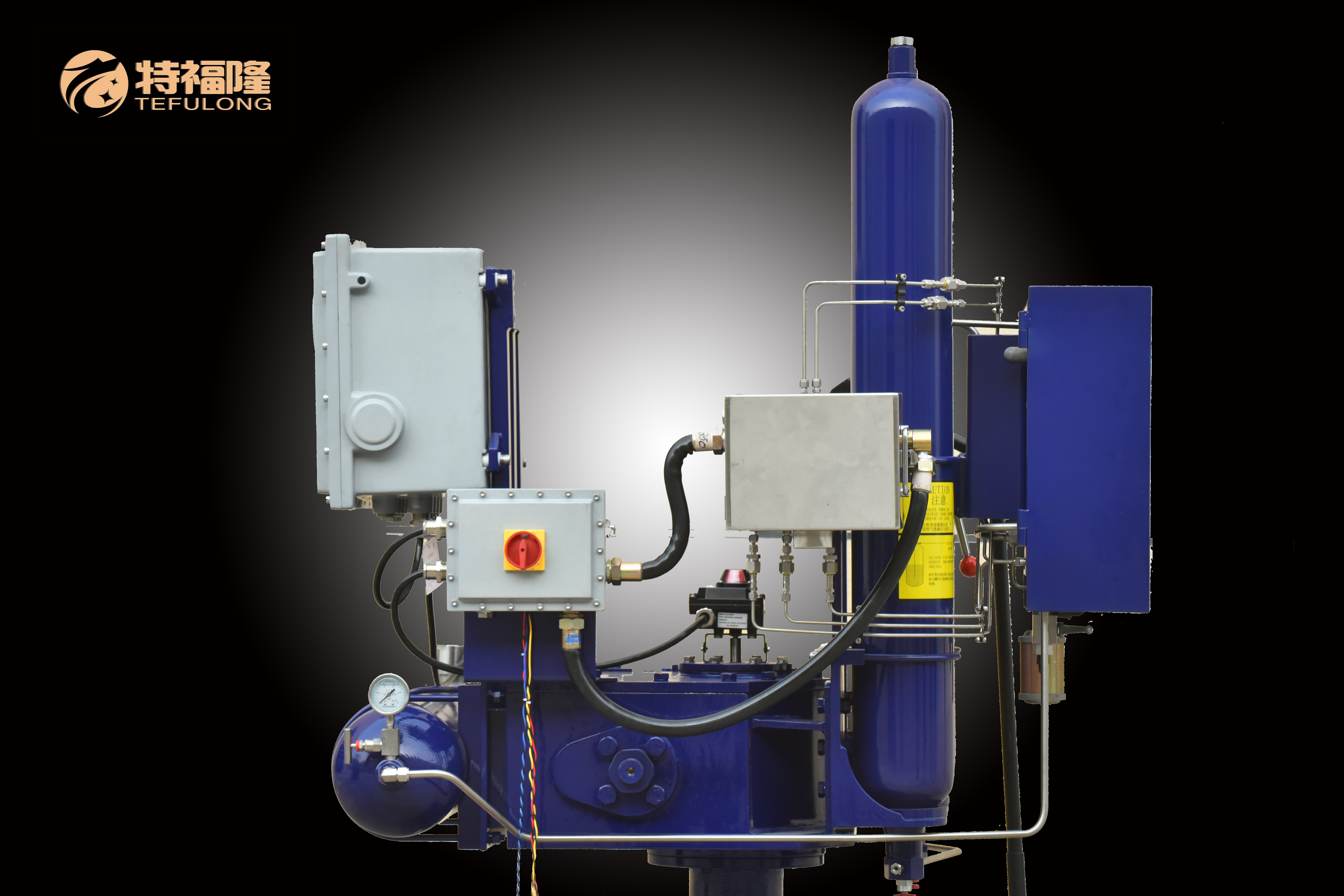 Gas-over-oil actuator