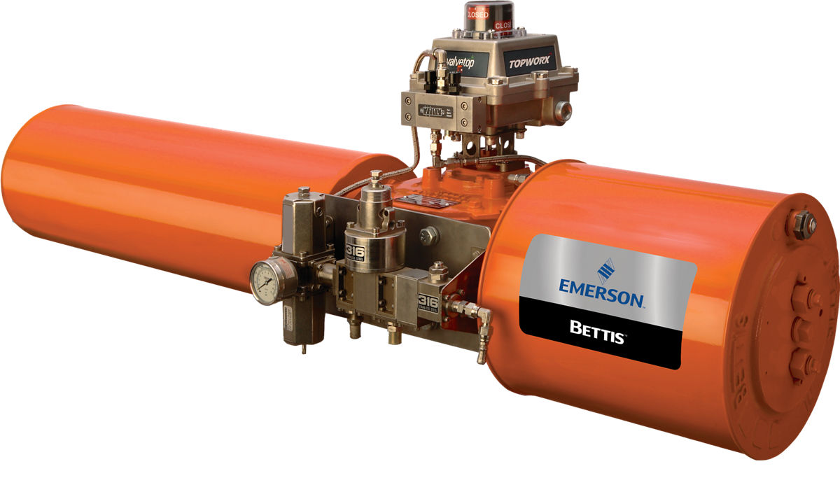 Bettis G-Series scotch yoke pneumatic valve actuator